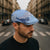 Blue Palaka Japanese Traditional Jeff Hat Asanoha Seigaiha Sakura Motif - Polynesian Pride