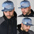 Blue Palaka Japanese Traditional Snapback Cap Asanoha Seigaiha Sakura Motif - Polynesian Pride