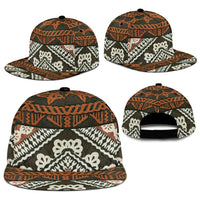 Bula Fiji Tapa Snapback Cap Fijian Masi Vintage Vibes - Polynesian Pride