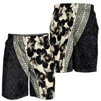 Bula Hibiscus Festival Shorts for Men Tapa Pattern Half Style LT03 - Polynesian Pride