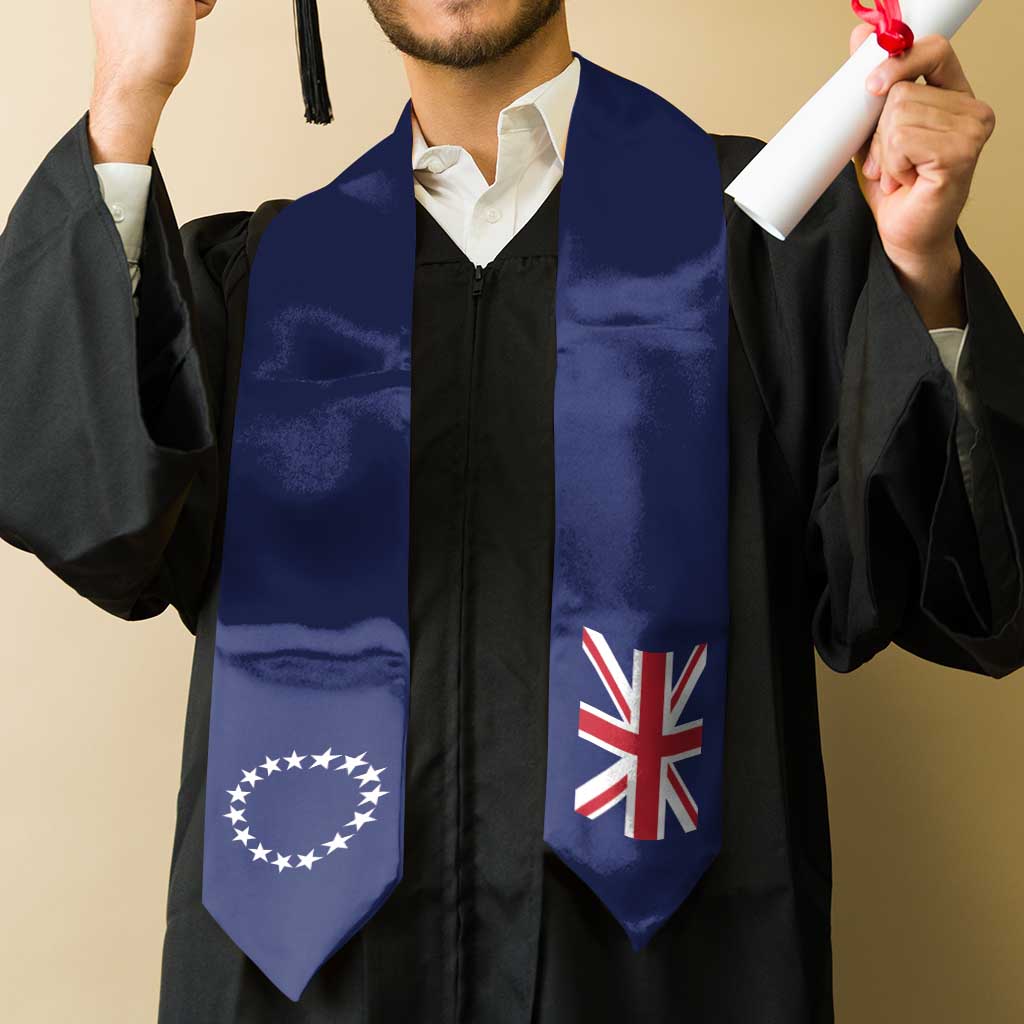 Cook Islands Graduation Stole Flag Style LT05 - Polynesian Pride