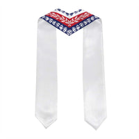 Custom Aloha Hawaii Graduation Stole Hawaiian Flag With Leis LT05 - Polynesian Pride