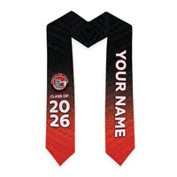 Custom American Samoa Graduation Stole Fagaitua High School Polynesian Pattern LT05 - Polynesian Pride