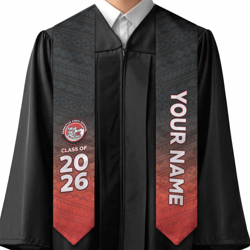 Custom American Samoa Graduation Stole Fagaitua High School Polynesian Pattern LT05 - Polynesian Pride