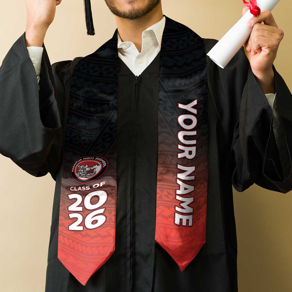 Custom American Samoa Graduation Stole Fagaitua High School Polynesian Pattern LT05 - Polynesian Pride