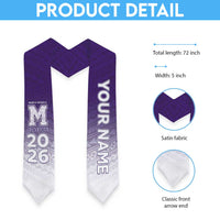 Custom American Samoa Graduation Stole Manua High School Polynesian Pattern LT05 - Polynesian Pride