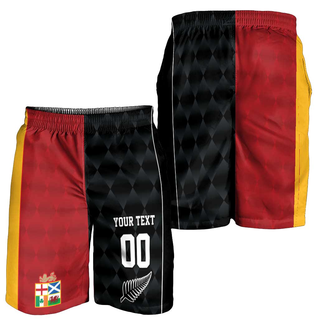 Custom British Lions New Zealand Shorts for Men Sporty Style LT9 - Polynesian Pride