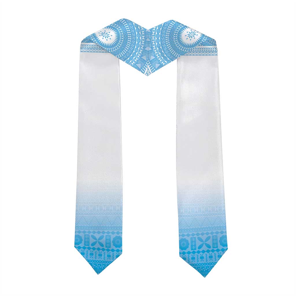 Custom Fiji Graduation Stole Fijian Tapa Pattern LT05 - Polynesian Pride