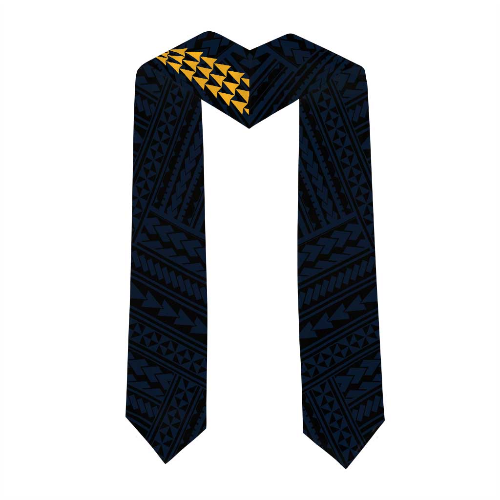 Custom Hawaii Hilo High School Graduation Stole Kakau Pattern LT05 - Polynesian Pride