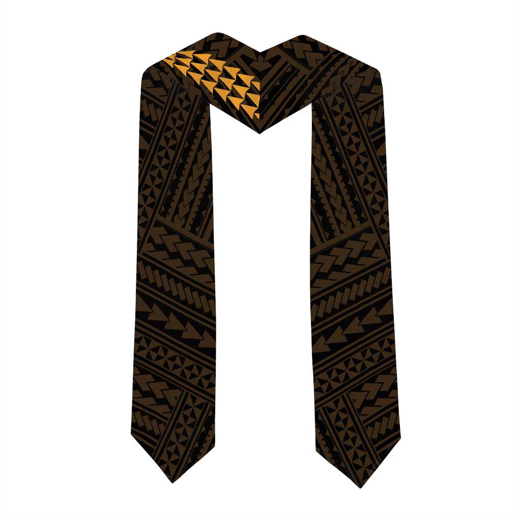 Custom Hawaii James Campbell High School Graduation Stole Kakau Pattern LT05 - Polynesian Pride
