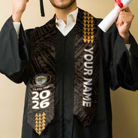 Custom Hawaii James Campbell High School Graduation Stole Kakau Pattern LT05 - Polynesian Pride