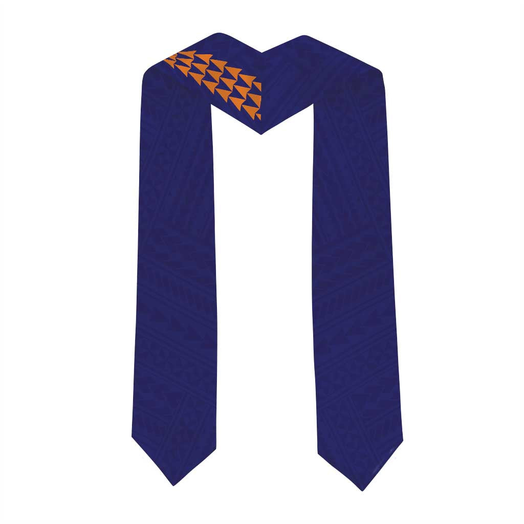 Custom Hawaii Kalaheo High School Graduation Stole Kakau Pattern