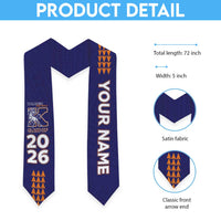 Custom Hawaii Kalaheo High School Graduation Stole Kakau Pattern