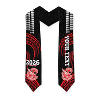 Custom Hawaii Kalani High School Graduation Stole Class Of Year Polynesian Kakau Pattern LT14 - Polynesian Pride