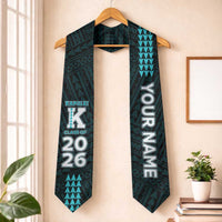 Custom Hawaii Kapolei High School Graduation Stole Kakau Pattern