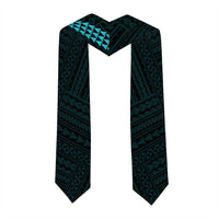 Custom Hawaii Kapolei High School Graduation Stole Kakau Pattern