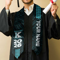 Custom Hawaii Kapolei High School Graduation Stole Kakau Pattern