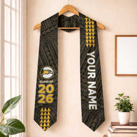 Custom Hawaii Nanakuli High And Intermediate School Graduation Stole Kakau Pattern