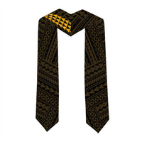 Custom Hawaii Nanakuli High And Intermediate School Graduation Stole Kakau Pattern