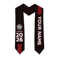 Custom Hawaii Radford High School Graduation Stole Kakau Pattern LT05 - Polynesian Pride