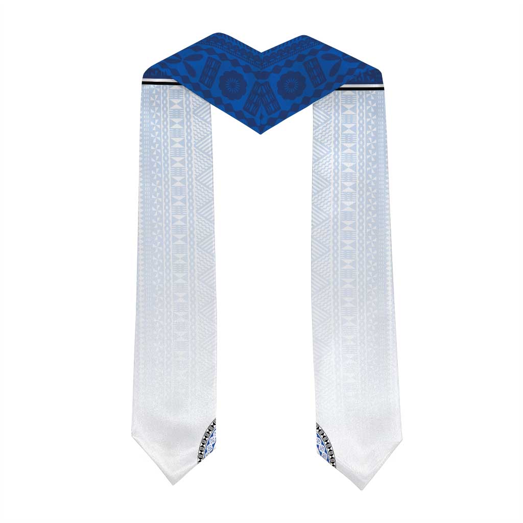 Custom International School Suva Graduation Stole With Fijian Tapa Pattern LT05 - Polynesian Pride