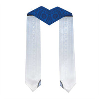 Custom International School Suva Graduation Stole With Fijian Tapa Pattern LT05 - Polynesian Pride