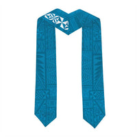 Custom Lavengamalie College Graduation Stole Tongan Ngatu Pattern LT05 - Polynesian Pride