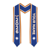 Custom Marshall Islands Graduation Stole Flag Style LT05 - Polynesian Pride