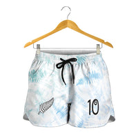 Custom New Zealand Football Shorts for Women The Whites-Aotearoa Inspired - Polynesian Pride