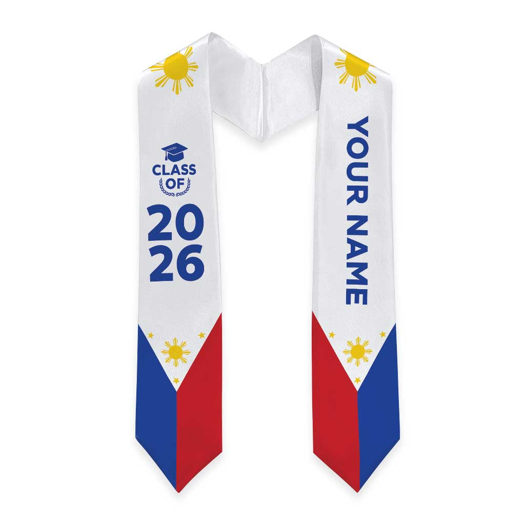 Custom Philippines Graduation Stole Flag Style