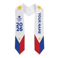 Custom Philippines Graduation Stole Flag Style