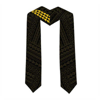Custom President William McKinley High School Graduation Stole Kakau Pattern LT05 - Polynesian Pride