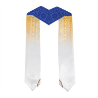 Custom Ratu Kadavulevu School Graduation Stole With Fijian Tapa Pattern LT05 - Polynesian Pride