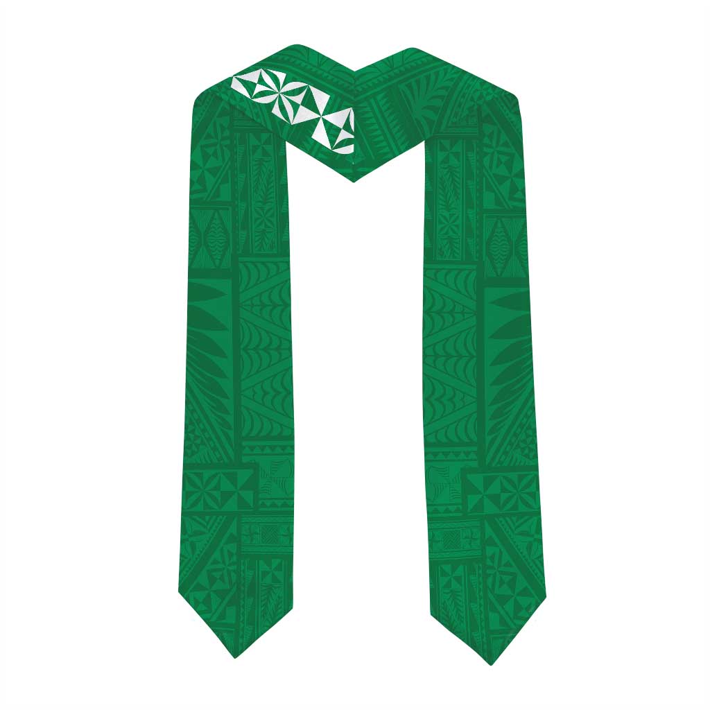 Custom Saineha High School Graduation Stole Tongan Ngatu Pattern LT05 - Polynesian Pride
