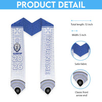 Custom St Joseph's Secodary School Graduation Stole With Fijian Tapa Pattern LT05 - Polynesian Pride