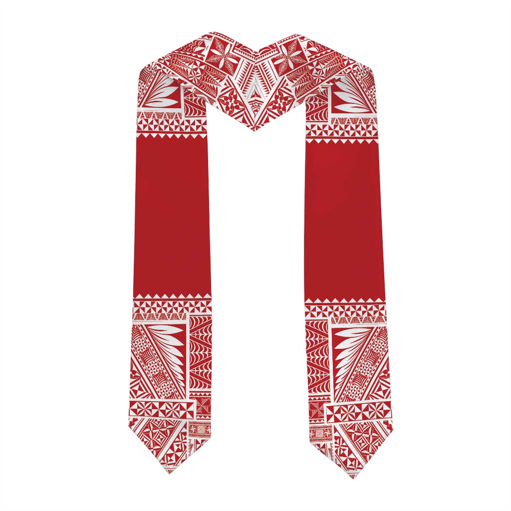 Custom Tonga Graduation Stole Tongan Ngatu Pattern LT05 - Polynesian Pride
