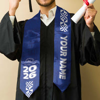 Custom Tupou College Graduation Stole Tongan Ngatu Pattern LT05 - Polynesian Pride