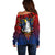 Filipinos Lapu-lapu Hero Off Shoulder Sweater Philippines Flag and Sun DT02 - Polynesian Pride