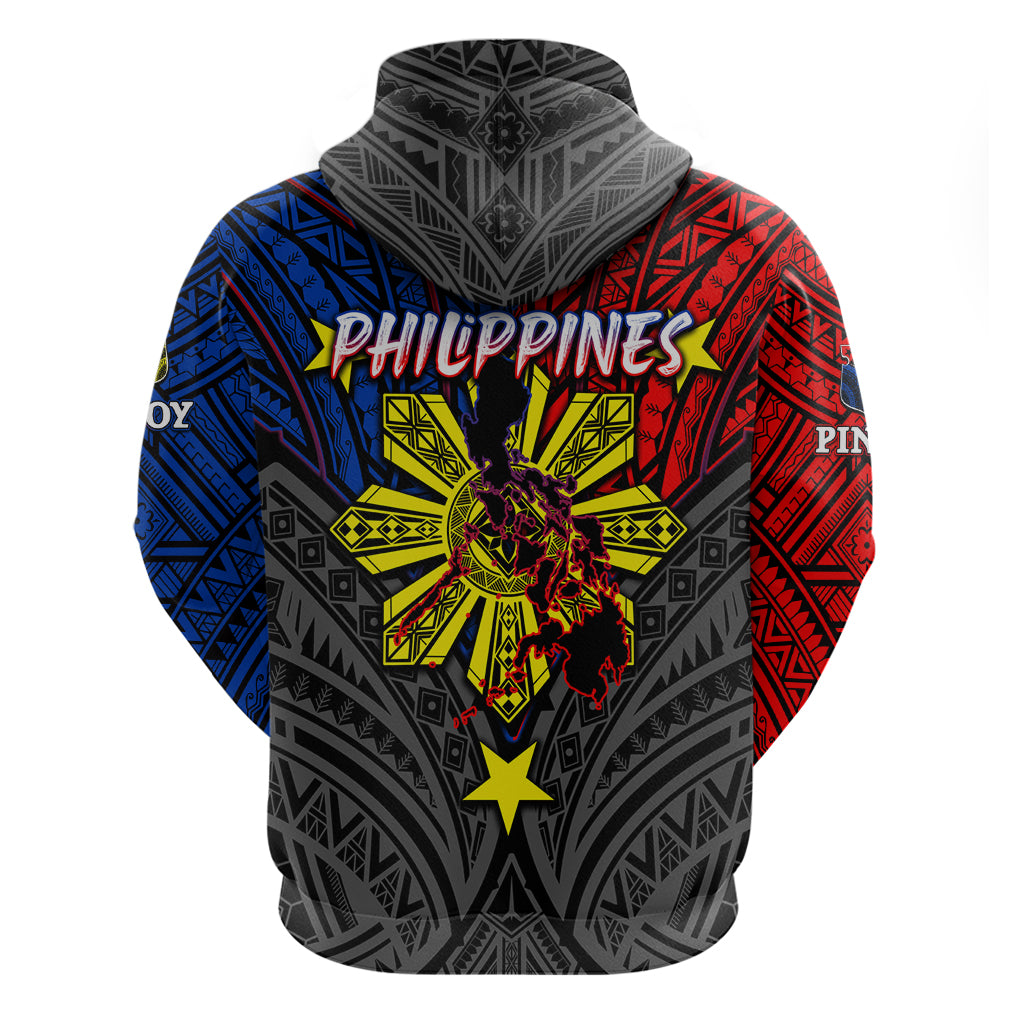 Philippines Half Sleeve Tattoo Hoodie Pinoy Filipinos Sun DT02 - Polynesian Pride