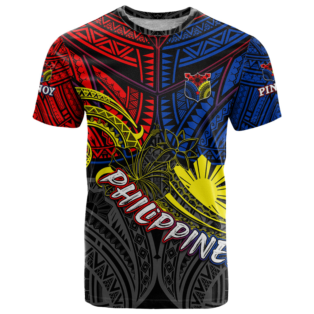 Philippines Half Sleeve Tattoo T Shirt Pinoy Filipinos Sun DT02 Art - Polynesian Pride