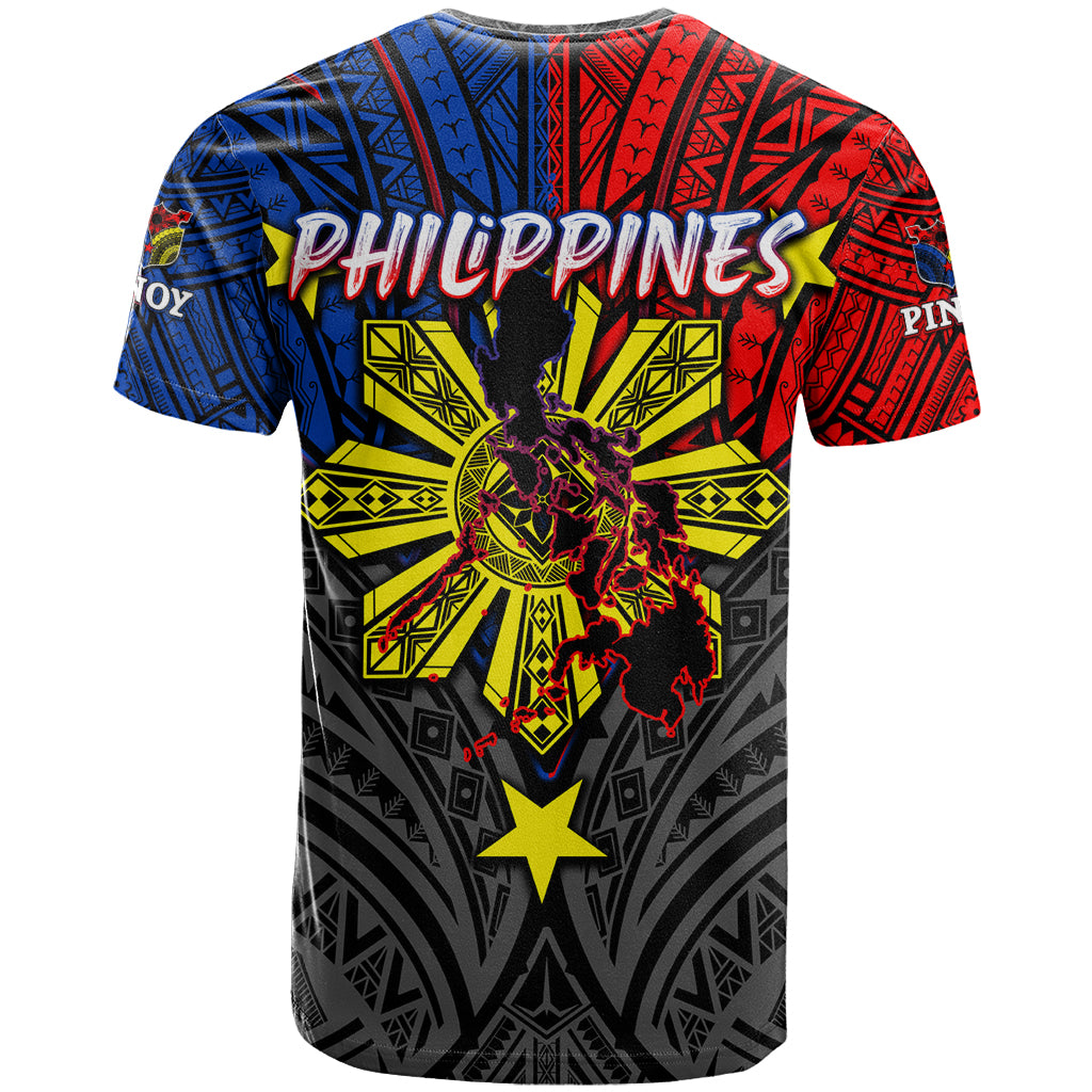 Philippines Half Sleeve Tattoo T Shirt Pinoy Filipinos Sun DT02 - Polynesian Pride