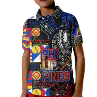 Pinoy Philippines Kid Polo Shirt Filipino Tattoo Art Style DT02 Kid Art - Polynesian Pride