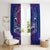 Father's Day Samoa Window Curtain Special Dad Polynesia Paradise