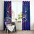 Father's Day Samoa Window Curtain Special Dad Polynesia Paradise