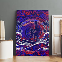 Father's Day American Samoa Canvas Wall Art Special Dad Polynesia Paradise DT02 - Polynesian Pride