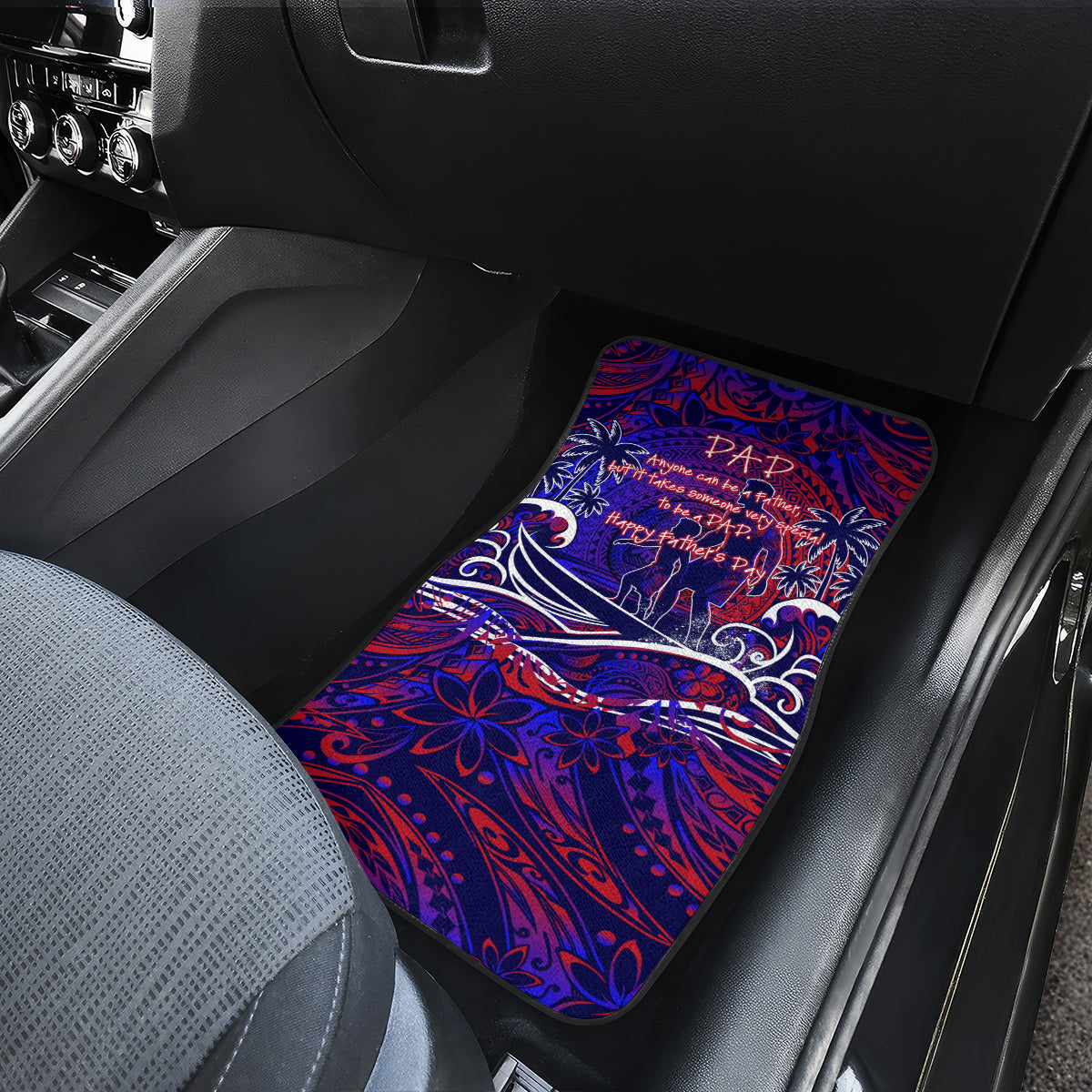 Father's Day American Samoa Car Mats Special Dad Polynesia Paradise