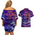 Father's Day American Samoa Couples Matching Off Shoulder Short Dress and Hawaiian Shirt Special Dad Polynesia Paradise