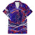 Father's Day American Samoa Family Matching Off The Shoulder Long Sleeve Dress and Hawaiian Shirt Special Dad Polynesia Paradise