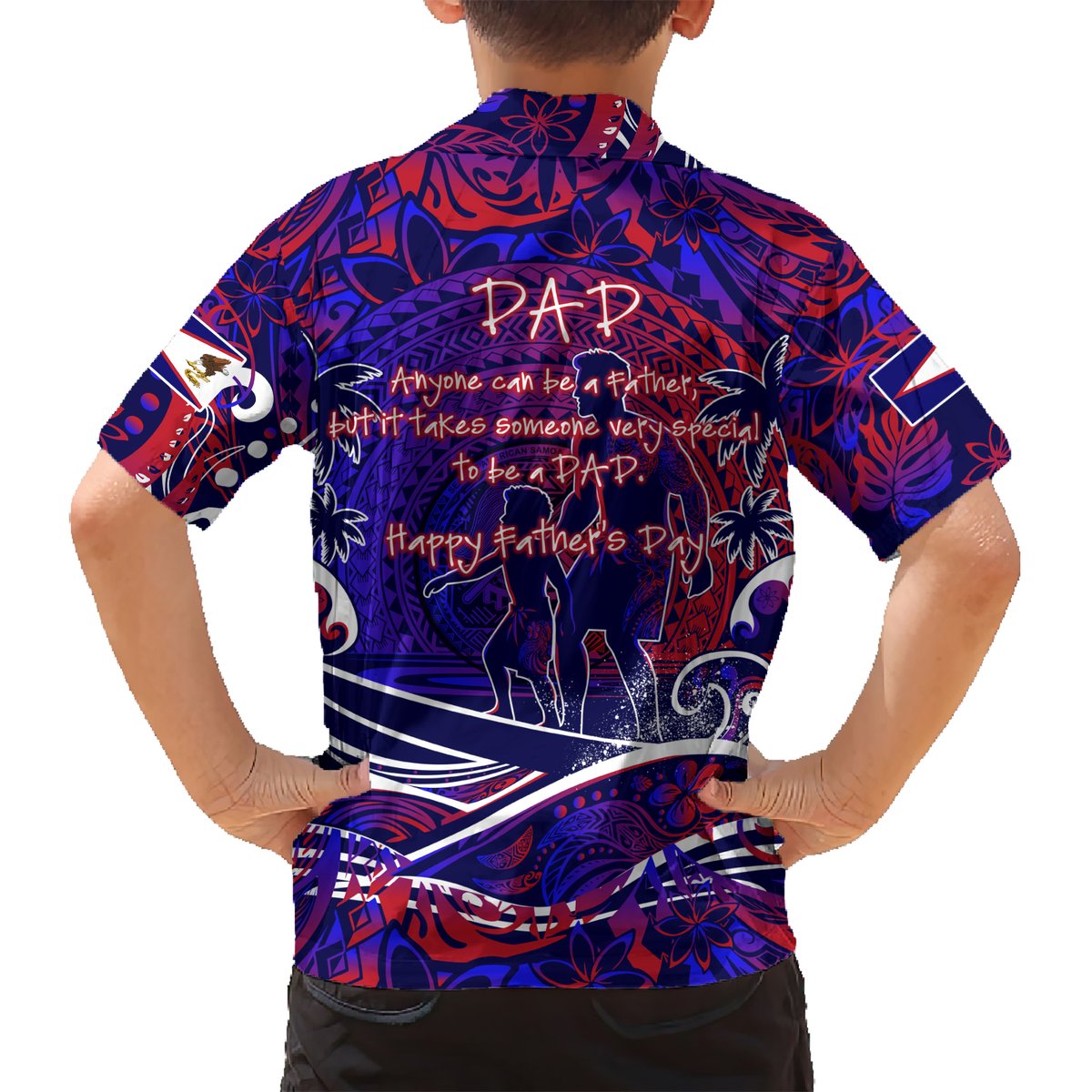 Father's Day American Samoa Hawaiian Shirt Special Dad Polynesia Paradise DT02 - Polynesian Pride