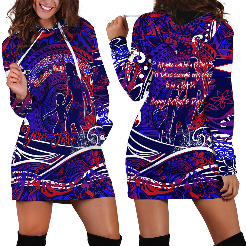 Father's Day American Samoa Hoodie Dress Special Dad Polynesia Paradise DT02 - Polynesian Pride